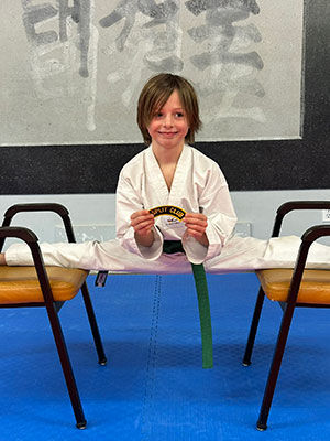 The Splits Club at Champion Taekwondo in Penticton is a fun way to show off your abilities.