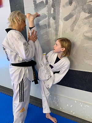 Flexibility levels vary from student to student, but some are simply incredible!